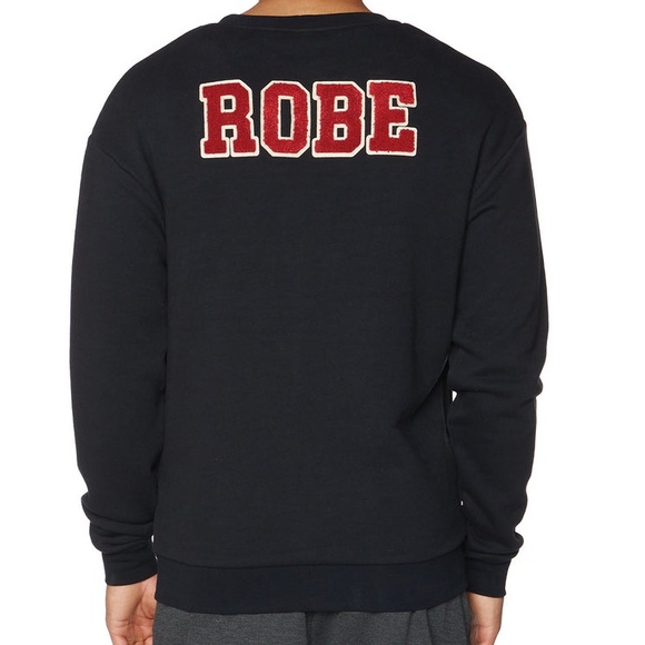 Kappa Robe Giovani Sea Cardigan jet black Embroidered felt patches XL NWT - Picture 3 of 10